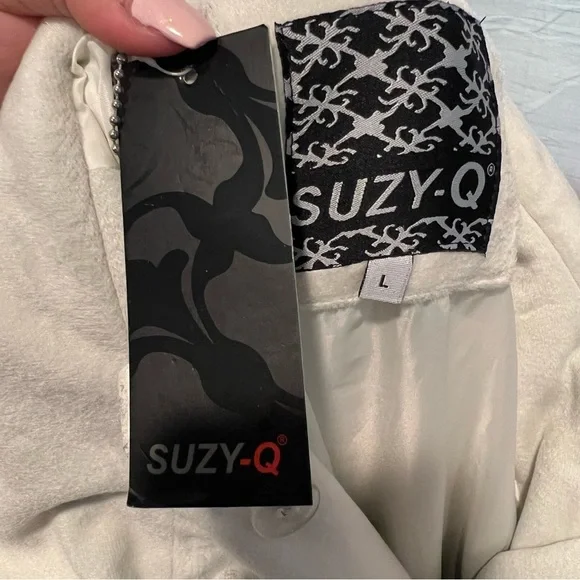 Light Gray Pea Coat - Picture 5 of 5